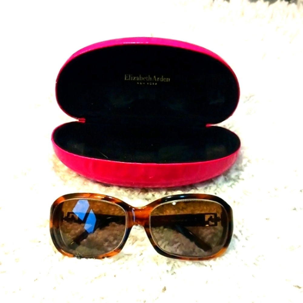 Elizabeth Arden Designer Tortious Shell Prescription Sunglass Frames
